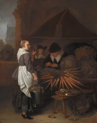 The Vegetable Stall, 1665